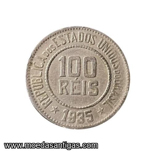 Moeda De 100 Réis De 1935