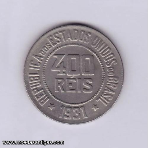 Moeda 400 Réis de 1931